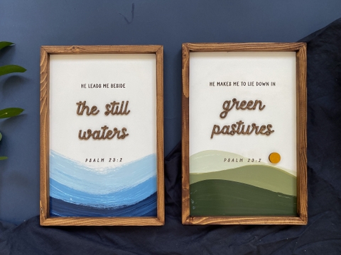 Green pasture | Joshua chữ nhật