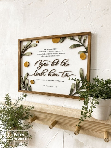 Olive leaves | Joshua chữ nhật