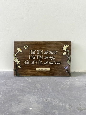 Hãy xin sẽ được | Grace chữ nhật