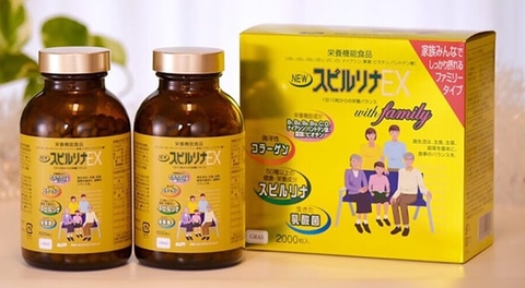 TẢO VÀNG CAO CẤP SPIRULINA EX 2000 VIÊN
