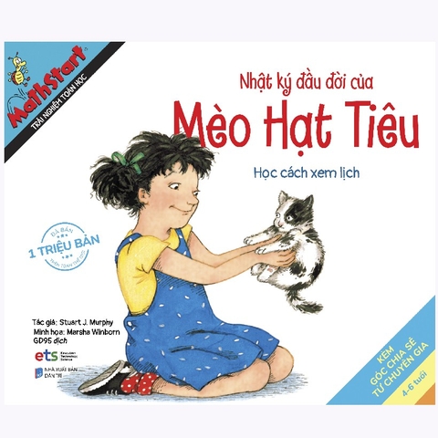 Sách - Mathstart trải nghiệm toán học: Nhật ký đầu đời của Mèo hạt tiêu
