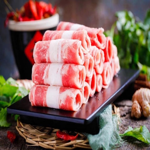 Ba chỉ bò mỹ thái cuộn