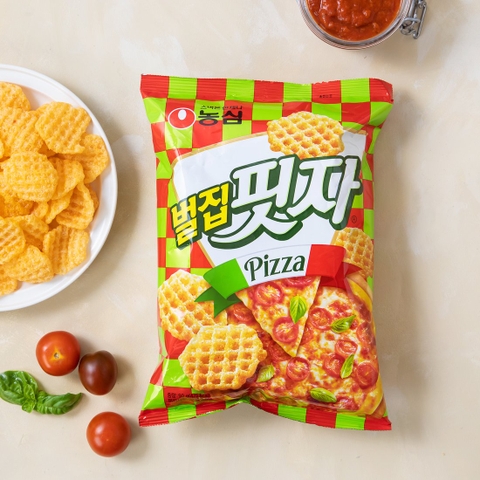 Bánh snack NongShim vị pizza 90g | 벌집핏자 90g