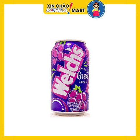 Nước soda welchs vị nho tím 355ml