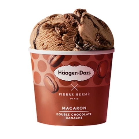KEM Haagen Dazs Macaron Double Chocolate Ganache Ice 420ml
