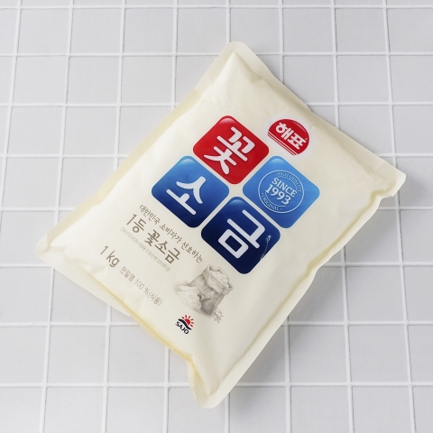 Muối ăn Hàn Quốc - 사조 꽃소금 1kg