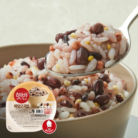 Cơm ăn liền ngũ cốc - [CJ]햇반 오곡밥