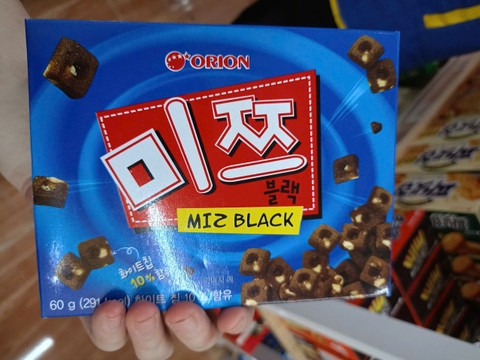 Bánh michu socola 오리온 미쯔 블랙 60g