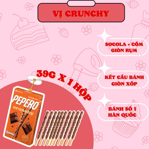 Bánh que Lotte Pepero 32g/37g/39/47g | 롯데제과 빼빼로 8종