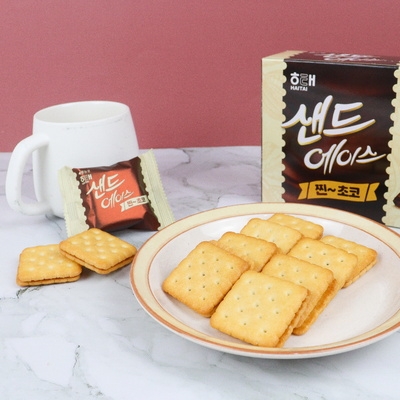 Bánh quy Sand Ace vị Choco 204g 해태 샌드에이스 찐 ~ 초코 204g