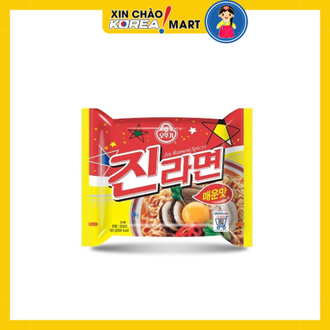 [오뚜기] Mì jin ăn liền cay 120g