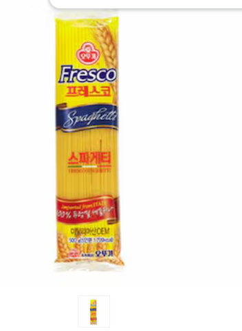 Mì 프레스코스파게티면 오뚜기 500g