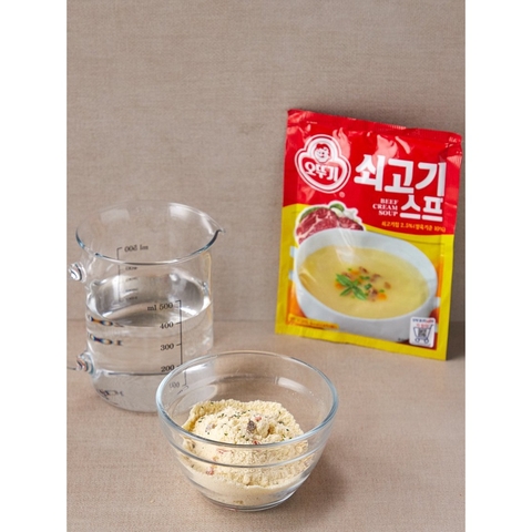 Súp kem thịt bò Beef Cream Soup Ottogi 80g | 오뚜기 쇠고기 스프 80g