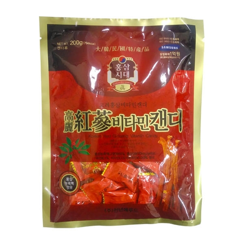 [캔디] 홍삼 비타민캔디 200g -Kẹo hồng sâm vitamin 200g