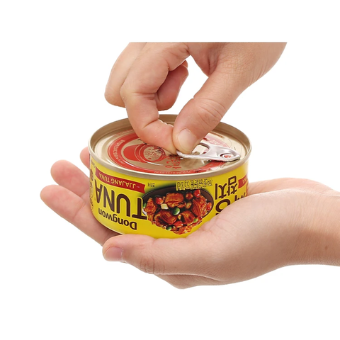 Cá ngừ sốt tương đen Dongwon 150g | 동원 볶음짜장참치 150g