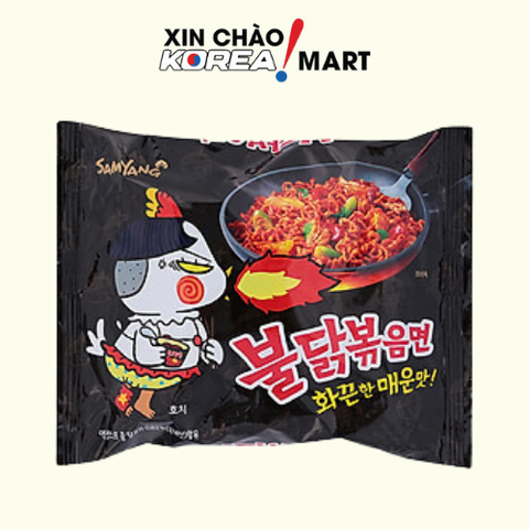 Mì khô gà cay truyền thống Samyang 105g - 불닭볶음면 오리지날 105g