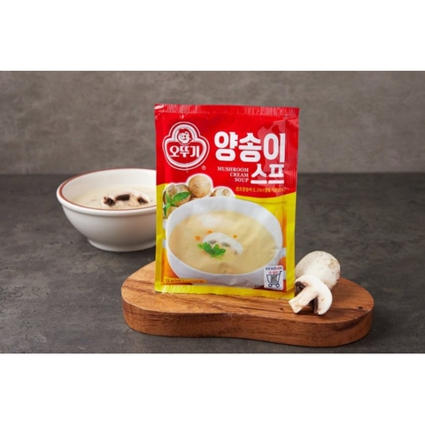 Súp nấm Mushroom Cream Soup Ottogi 80g | 오뚜기 양송이 스프 80g