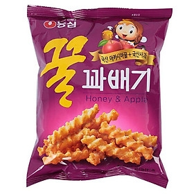 Bánh snack táo mật ong 90g [농심]꿀꽈배기 90g