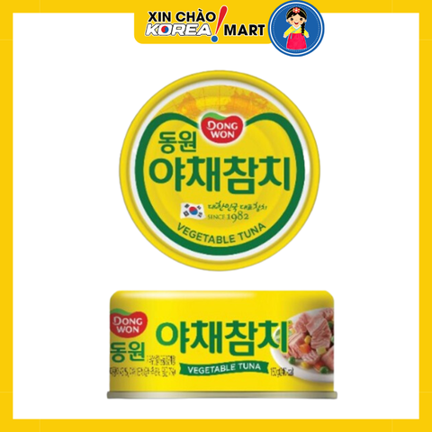 Cá ngừ rau củ Dongwon 150g | 동원 야채참치 150g