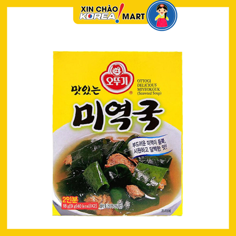 Canh rong biển ăn liền Ottogi 18g | 오뚜기 즉석미역국 18g