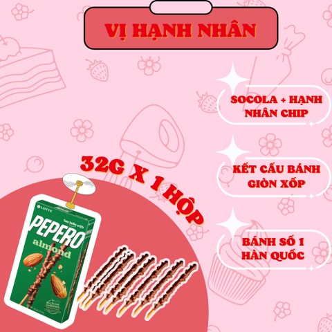 Bánh que Lotte Pepero 32g/37g/39/47g | 롯데제과 빼빼로 8종