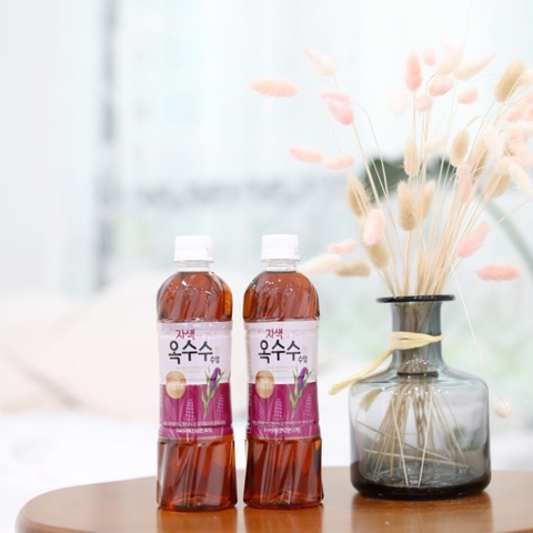 Trà râu bắp Woongjin 500ml | 웅진 옥수수수 염차 500ml