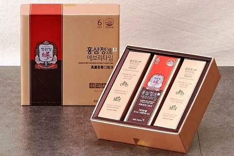 Nước hồng sâm Everytime 10ml*30 gói | 정관장 홍삼정 에브리타임 10ml*30포