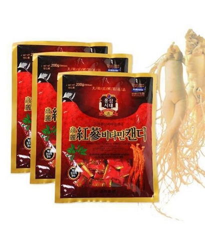 Kẹo hồng sâm vitamin Cheonnyeonae 200g, 800g | 비타민캔디 200g, 800g