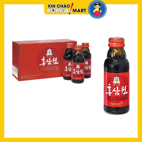 Nước Tăng Lực Hồng Sâm Won 100ml * 10 chai | 정관장 홍삼원 100ml x 10병
