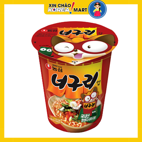 Mỳ ly Nongshim Neoguri 62g | 농심 너구리 소컵 62g