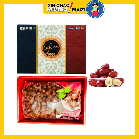 Táo đỏ Hàn Quốc sấy khô Samsung Gifl Set 1kg