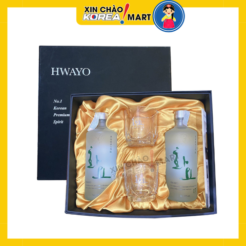 Set rượu Hwayo 17 độ/ 25 độ | 화요 17도/ 25도 2본입 세트