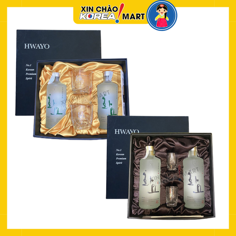 Set rượu Hwayo 17 độ/ 25 độ | 화요 17도/ 25도 2본입 세트