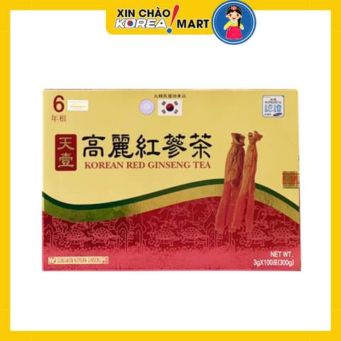 Trà Hồng Sâm Cao Cấp Dongwon 3g x 100 gói | 동원홍삼차