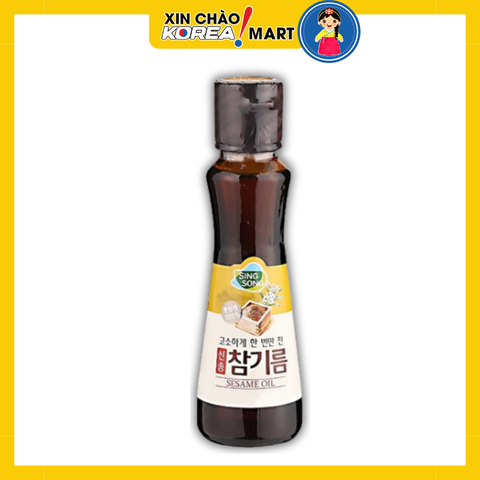 Dầu mè Sing Song 320ml 신송 한 번만 짠 참기름 320ml