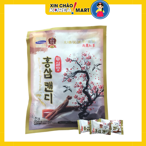 Kẹo hồng sâm không đường cành đào Cheonnyeonae 200g |