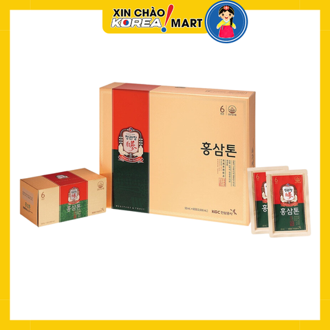 Nước hồng sâm pha sẵn KGC Cheong Kwan Jang Tonic 50ml x 30 gói | 홍삼톤 50ml x 30포