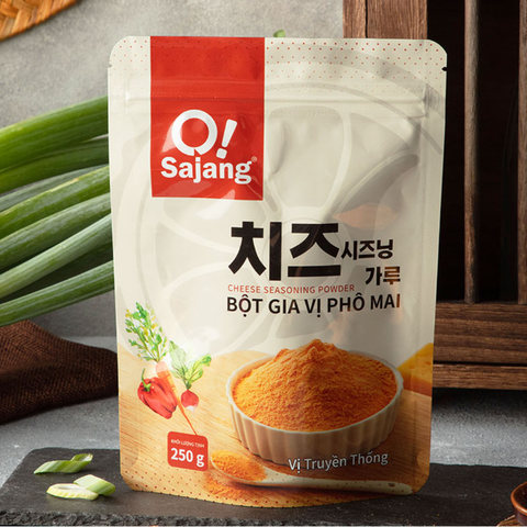 Bột gia vị phô mai vị truyền thống O!Sajang 250g 치즈시즈닝 가루 250g