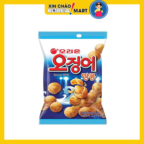 [오리]오징어땅콩M 98g/SNACK MỰC