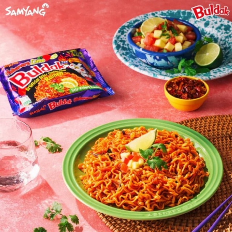 Mì gà khô chua cay Samyang 135g | 불닭볶음면 새콤한맛 135g