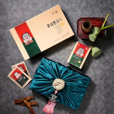 Nước hồng sâm pha sẵn KGC Cheong Kwan Jang Tonic Gold 40ml x 30 gói | 홍삼톤골드 40ml x 30포