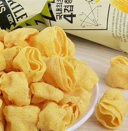 Bánh snack bắp rùa Hàn Quốc vị súp bắp Turtle Chips Sweet Corn Flavor Orion 80g | 꼬북칩 콘스프맛 80g