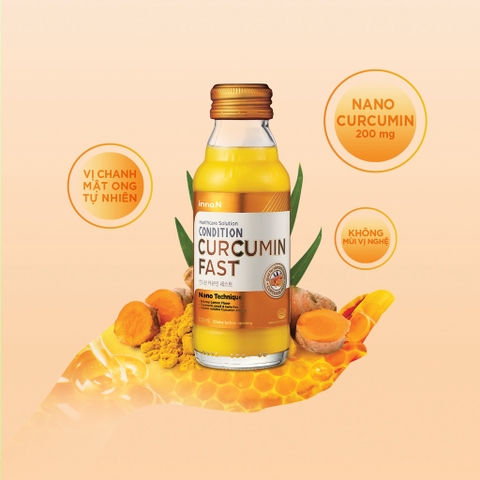 Condition curcumin fast 100ml - Nước nghệ condition 100ml