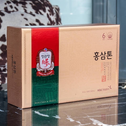 Nước hồng sâm pha sẵn KGC Cheong Kwan Jang Tonic 50ml x 30 gói | 홍삼톤 50ml x 30포