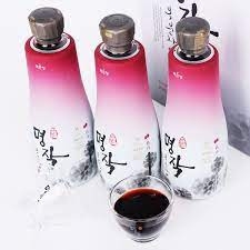 Set quà rượu Myungjak Bokbunja kèm ly | 복분자 명작세트