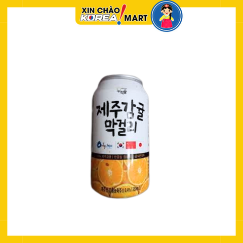 Rượu makgeoli vị cam 350ml