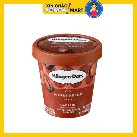 KEM Haagen Dazs Macaron Double Chocolate Ganache Ice 420ml