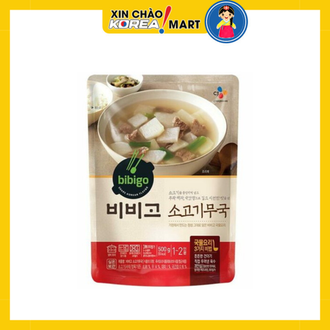 BIBIGO Canh bò củ cải 500g