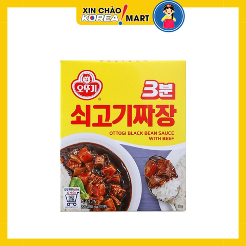 3분쇠고기짜장/SÔT TƯƠNG ĐEN THỊT BÒ 200G