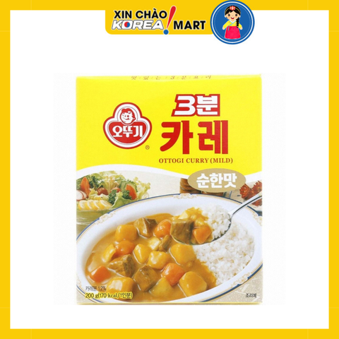 [오뚜] 3분 카레 순한맛 200G/ CÀ RI 3 PHÚT VỊ TRUYỀN THỐNG 200G